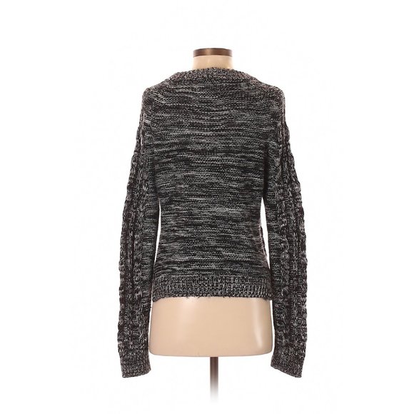 Active USA Black Marled Cable-Knit Sweater - Picture 3 of 12